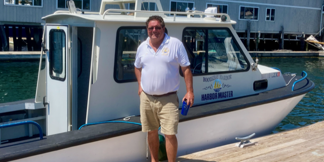 Jeffrey Lowell, Harbormaster in Boothbay, Maine