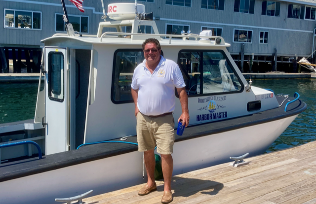 Jeffrey Lowell, Harbormaster in Boothbay, Maine