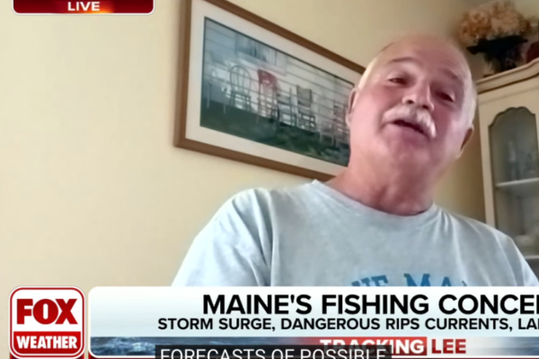 John Church, Harbormaster in Jonesport, ME speaks to Fox Weather about Hurricane Lee